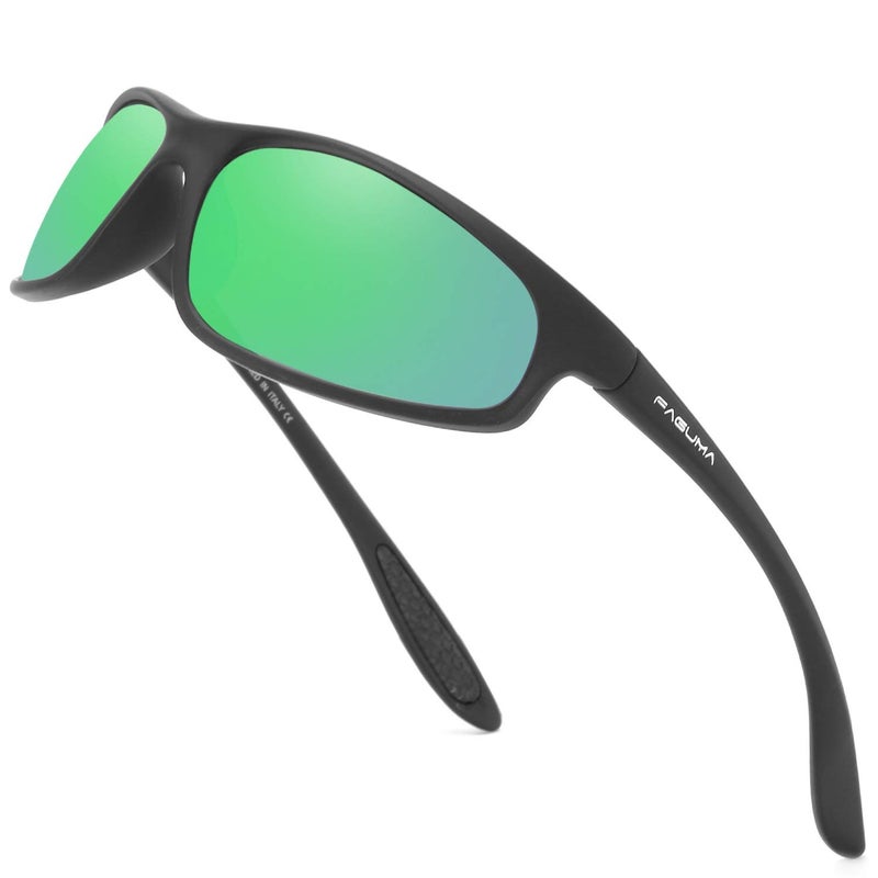 FAGUMA Polarized Sports Sunglasses For Men Cycling Driving Fishing UV400 Protection - Image 1